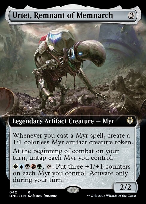 mtg myr cards Ichorclaw (SOM-166) - Scars of Mirrodin Foil Put a 1/1 colorless Myr artifact creature token onto the battlefield. Myr Tribal: The Key to