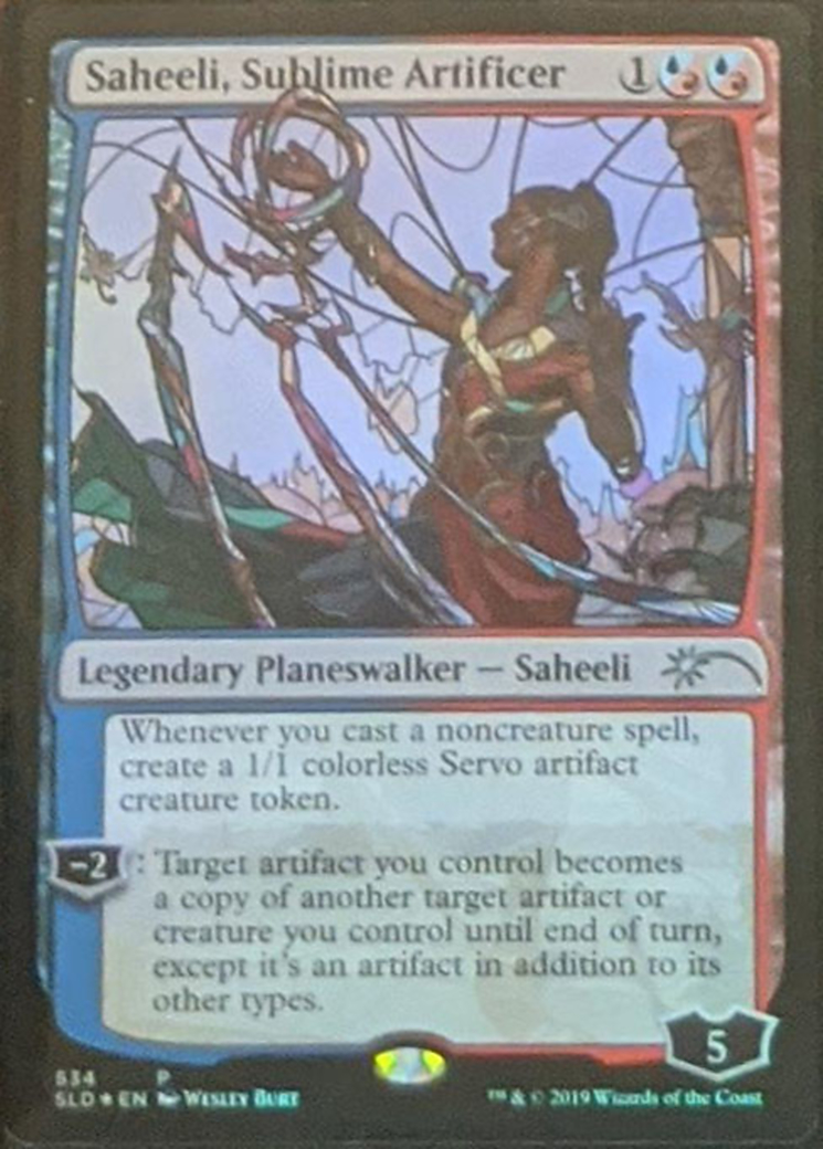 Saheeli, Sublime Artificer (5 different printings) - Deckbox