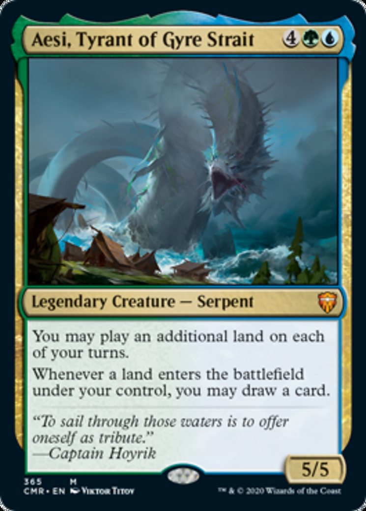 Aesi, Tyrant of Gyre Strait - Commander Legends, # 365 - Deckbox