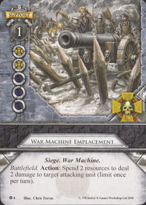 War Machine Emplacement