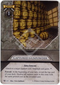 Captured Gunpowder