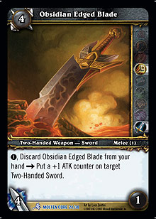 Obsidian Edged Blade